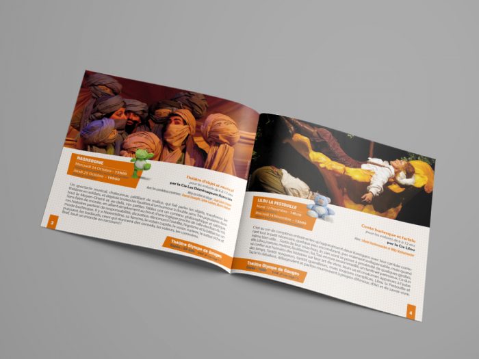 A4 Landscape Brochure Mockup - DOUBLE1