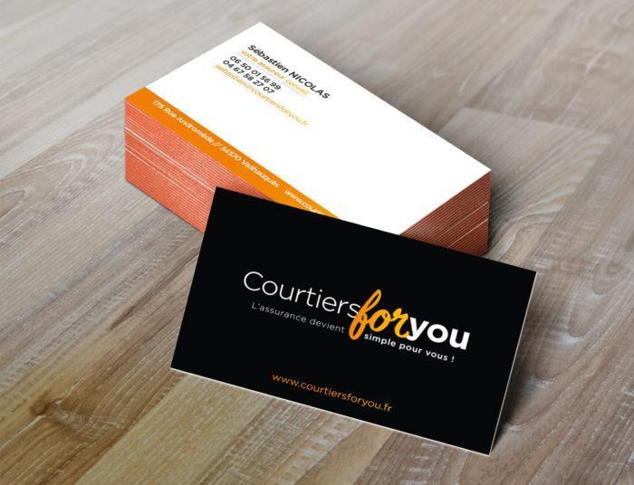 Letterpress Business Cards MockUp